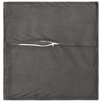 Cushion with Pillow HOUTEN 2 pcs Dark Grey Velvet