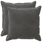 Cushion with Pillow HOUTEN 2 pcs Dark Grey Velvet