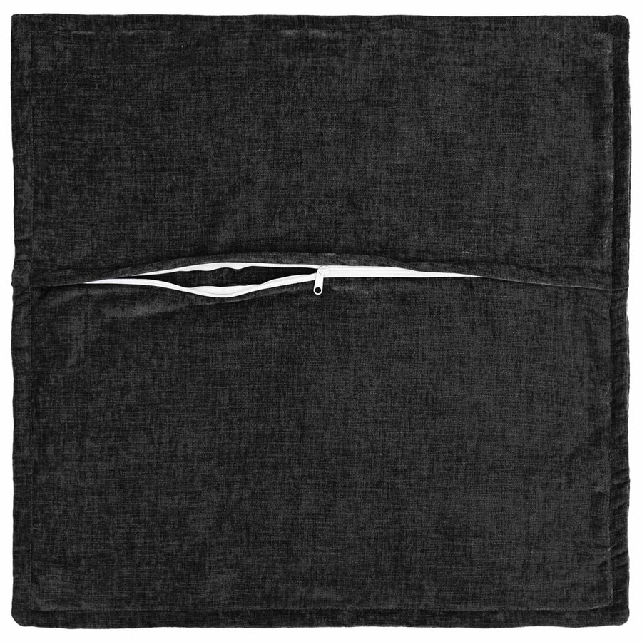 Throw Pillow 2 pcs HOUTEN Anthracite 55 x 55 cm Chenille Fabric