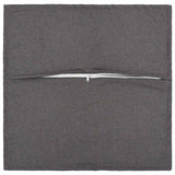 Cushion with Pillow HOUTEN 2 pcs Light Grey Faux Linen