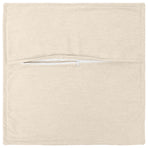 Cushion 2 pcs HOUTEN Cream 60 x 60 cm Chenille Fabric