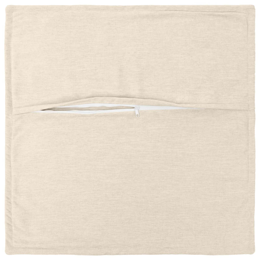 Cushion 2 pcs HOUTEN Cream 60 x 60 cm Chenille Fabric