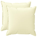 Cushion 2 pcs HOUTEN Cream 65 x 65 cm Polyester