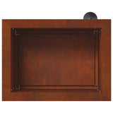Garden Planter with LED 2 pcs Rusty 30 x 40 x 30 cm