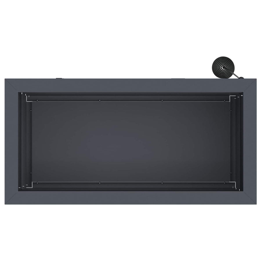 Garden Planter with LED 2 pcs Antracite 30 x 60 x 30 cm Steel