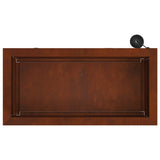 Garden Planter with LED Rusty 30 x 60 x 30 cm Weathering Steel - Low Angle