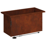 Garden Planter with LED 2 pcs Rusty 30 x 60 x 30 cm - Rear View