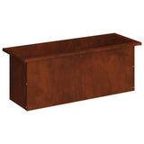 Garden Planter with LED Rusty 30 x 80 x 30 cm Weathering Steel - Side View