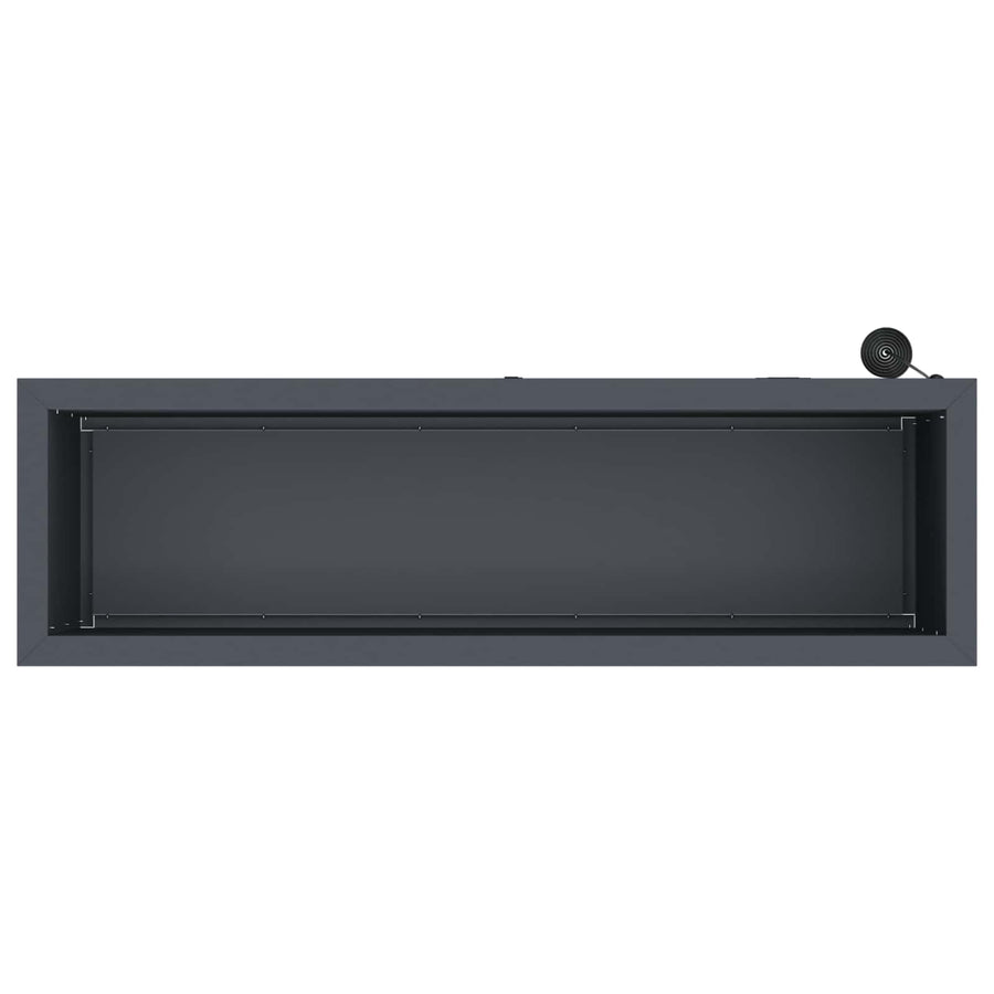 Garden Planter with LED 2 pcs Antracite 30 x 100 x 30 cm Steel