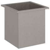 Garden Planter with LED Rusty 40 x 40 x 40 cm Weathering Steel