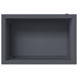 Garden Planter with LED Antracite 40 x 60 x 40 cm Steel - Close-Up Angle