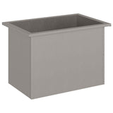Garden Planter with LED Rusty 40 x 60 x 40 cm Weathering Steel
