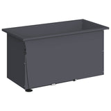 Garden Planter with LED Antracite 40 x 80 x 40 cm Steel