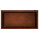 Garden Planter with LED 2 pcs Rusty 40 x 80 x 40 cm