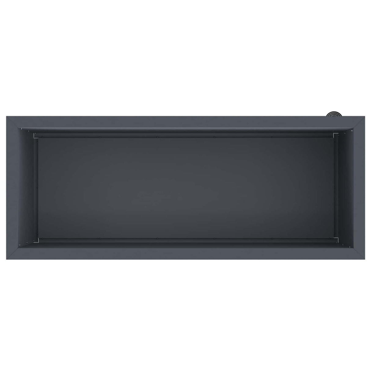 Garden Planter with LED 2 pcs Antracite 40 x 100 x 40 cm Steel