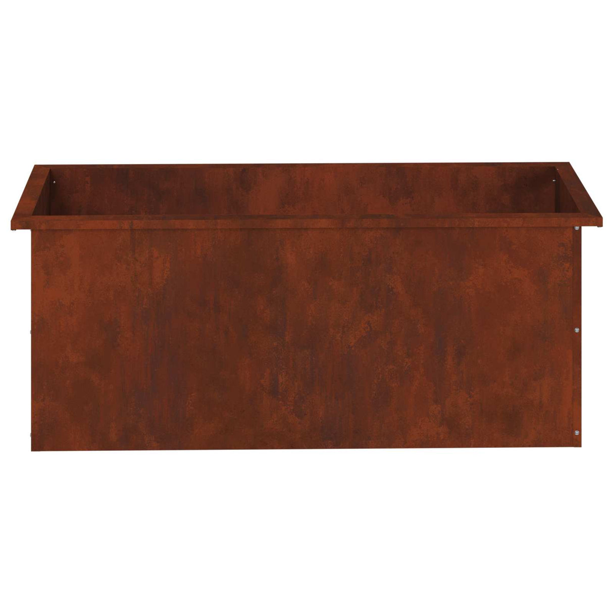 Garden Planter with LED 2 pcs Rusty 40 x 100 x 40 cm