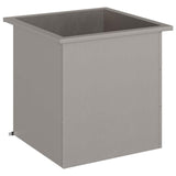 Garden Planter with LED Rusty 50 x 50 x 48 cm Weathering Steel
