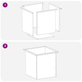 Garden Planter with LED 2 pcs Rusty 50 x 50 x 48 cm - Extra Image