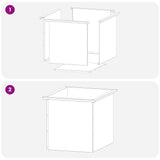 Garden Planter with LED 2 pcs Rusty 50 x 60 x 48 cm - Extra Image