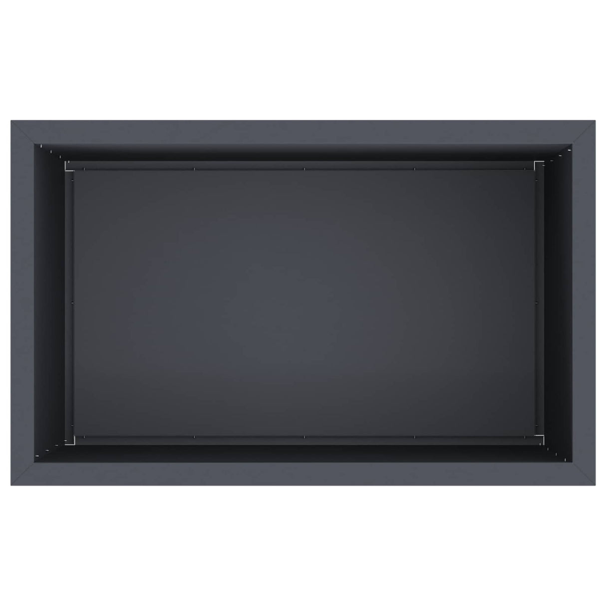 Garden Planter with LED Antracite 50 x 80 x 48 cm Steel