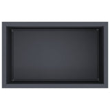 Garden Planter with LED 2 pcs Antracite 50 x 80 x 48 cm Steel
