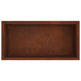 Garden Planter with LED 2 pcs Rusty 50 x 100 x 48 cm - Close-Up Angle