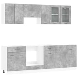 Kitchen Unit Lyon 8 pcs Engineered Wood - Front View