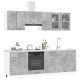 Kitchen Unit Lyon 8 pcs Engineered Wood