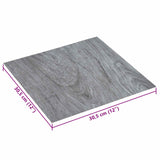 Self-adhesive Flooring Planks 30.5 x 30.5 cm 20 pcs PVC - Close-Up Angle