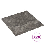 Self-adhesive Flooring Planks 30.5 x 30.5 cm 20 pcs PVC - Front View