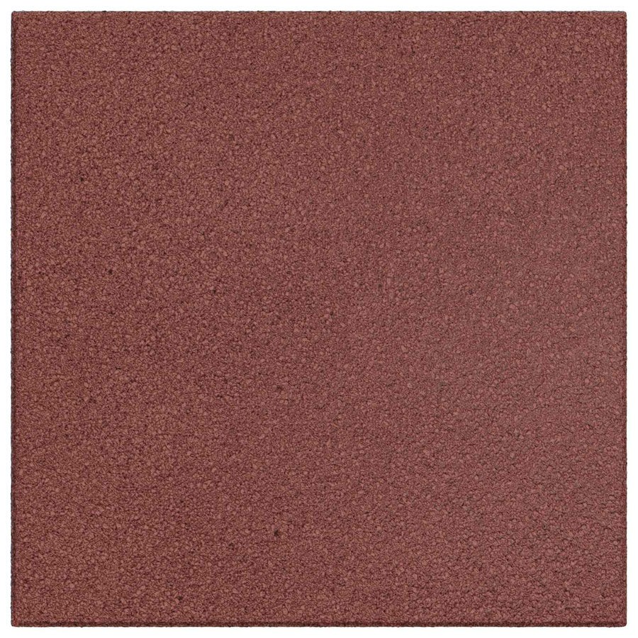 Fall Protection Tiles 6 pcs Red 50 x 50 cm Rubber