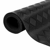 Floor Mat Black 1 x 2 m Rubber