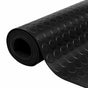 Floor Mat with Dots 1 x 5 m Black Rubber