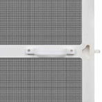 Hinged Insect Screen Manual White and Black 120 x 240 cm
