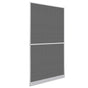 Hinged Insect Screen Manual White and Black 120 x 240 cm