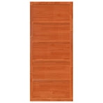 Barn Door 100 x 2,5 x 208 cm Solid Pine Wood Wax Brown