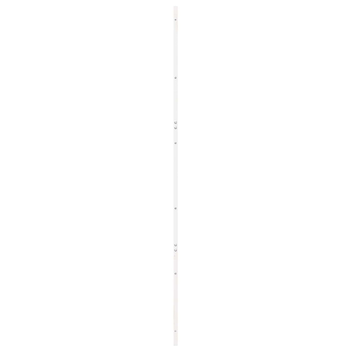 Barn Door White 90 x 2,5 x 208 cm Solid Pine Wood