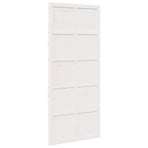 Barn Door 90 x 2,5 x 208 cm Solid Pine Wood White