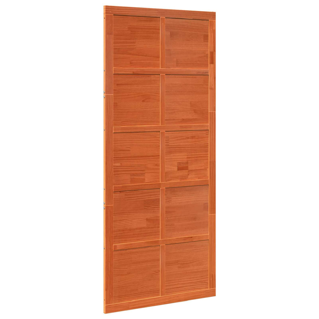 Barn Door Wax brown 80 x 2,5 x 208 cm Solid Pine Wood