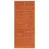 Barn Door Wax brown 80 x 2,5 x 208 cm Solid Pine Wood