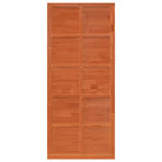 Barn Door 80 x 2,5 x 208 cm Solid Pine Wood Wax brown