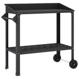 Potting Table with Wheels 96 x 50 x 89 cm Cold-rolled Steel - Front View
