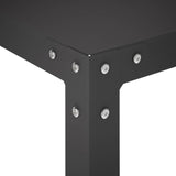 Potting Table 100 x 50 x 104 cm Powder-Coated Steel Black