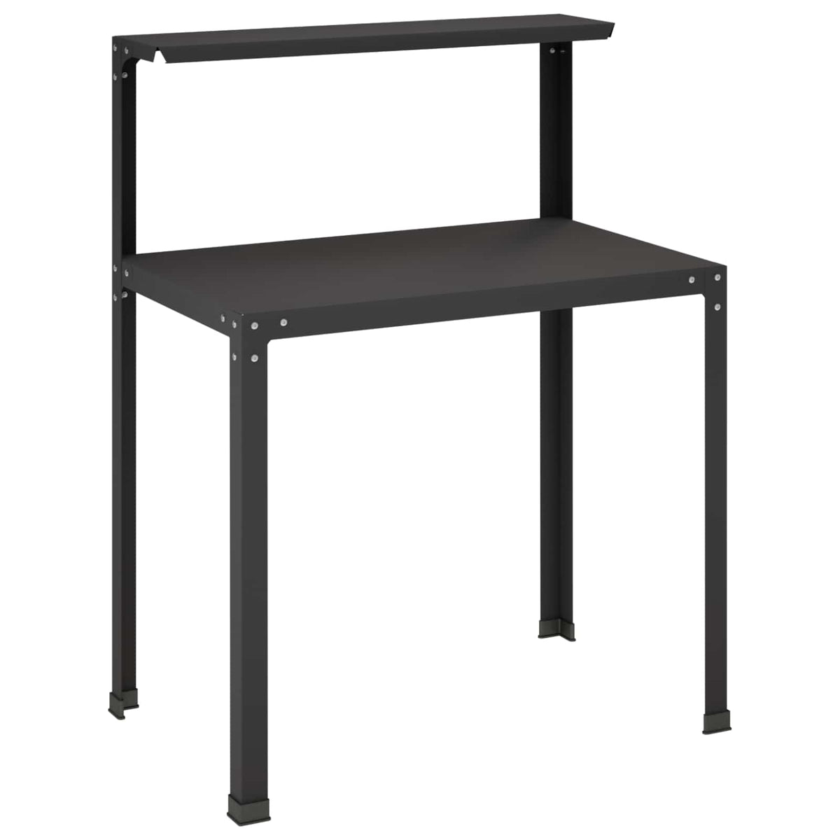 Potting Table 100 x 50 x 104 cm Powder-Coated Steel Black
