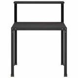 Potting Table 80 x 50 x 104 cm Powder-Coated Steel Black