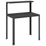 Potting Table 60 x 50 x 104 cm Powder-Coated Steel Black