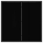 Garden Dining Set 5 pcs Black Textilene and Steel