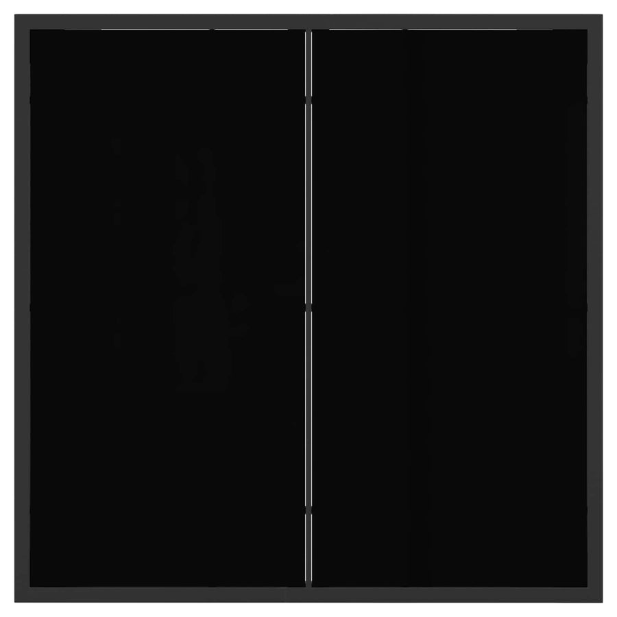 Garden Dining Set 5 pcs Black Textilene and Steel
