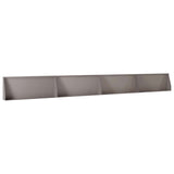 Retaining Wall 4 pcs 100 x 12 x 30 cm Weathering Steel Rusty