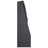 Retaining Wall 4 pcs 100 x 12 x 40 cm Steel Anthracite